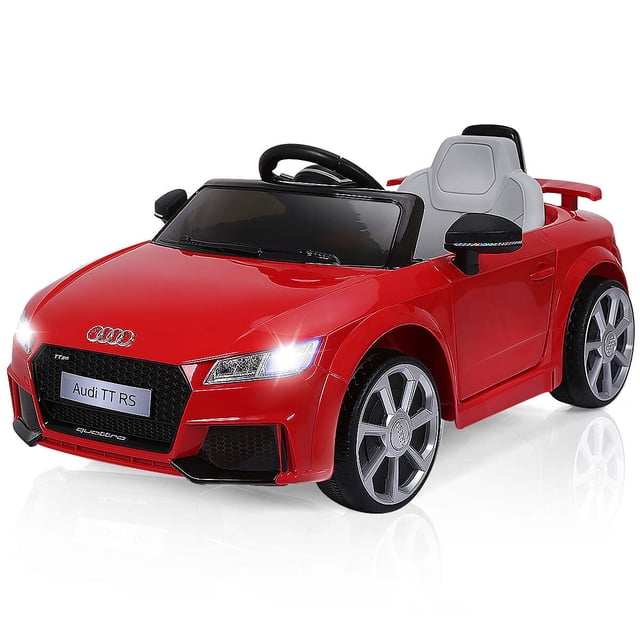 Gymax 12V Audi TT RS Electric Kids Ride On Car Licensed Remote Control MP3