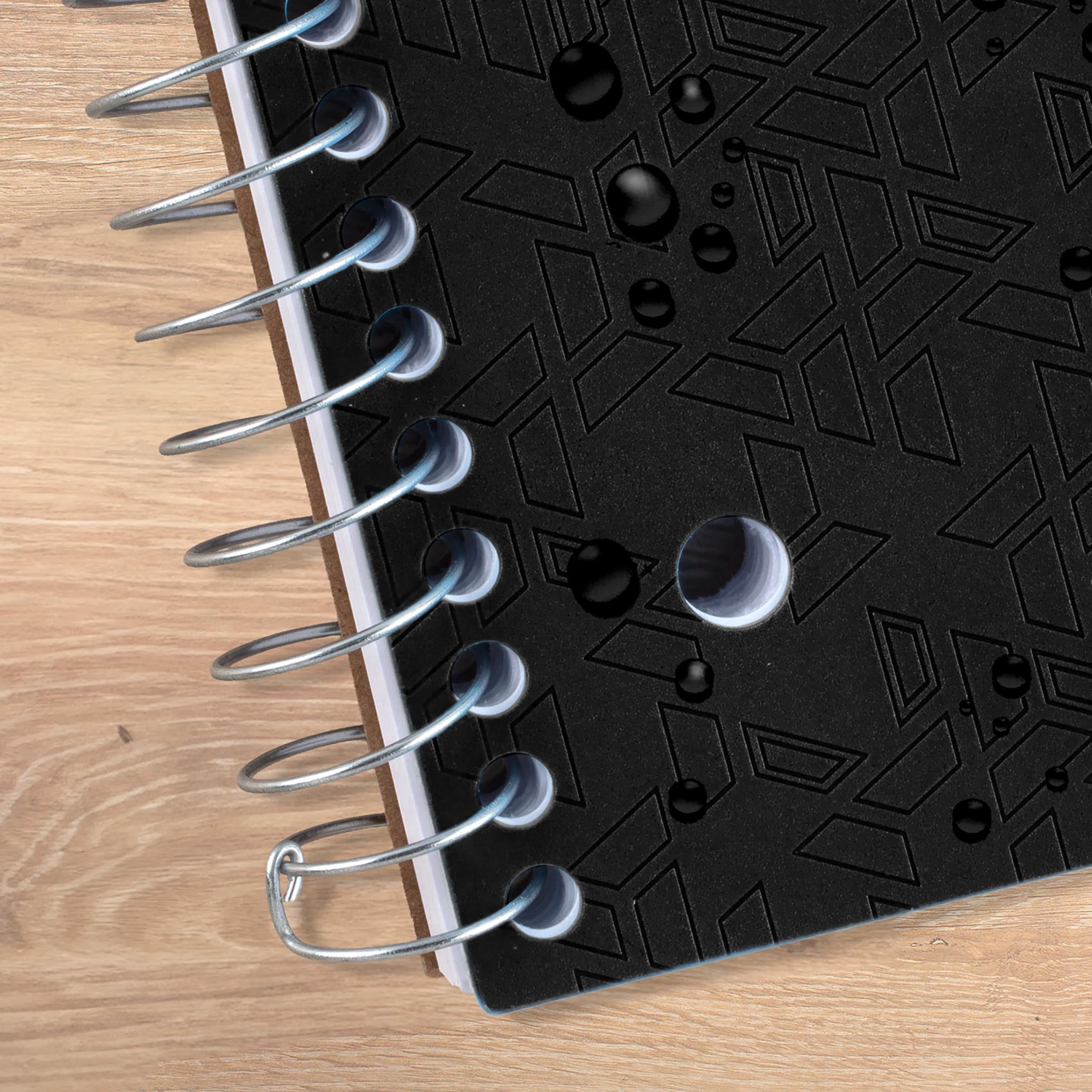 Five Star Cahier à code de couleurs avec intercalaires noir