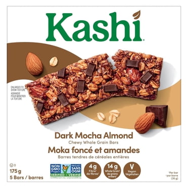 Kashi* Dark Mocha Almond Chewy Whole Grain Bars, 175g