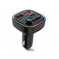 thumbnail image 4 of Bluetooth 5.0 FM Transmitter for Car,Bluetooth Car Adapter with Type-C PD Car Charger and USB Port,Wireless FM Radio Transmitter,Support MP3 Player,Handsfree Calling,Treble Bass Music Player, 4 of 5