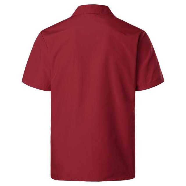 XDZJLR Men Shirt Spring And Summer Fashion And Leisure Dongfeng Pocket Button Lapel Short Sleeve Tops