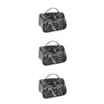 thumbnail image 1 of maskred Sac Cosmétique Commode Rangement Polyvalent Sac à Main Sac de Transport Contenant Conteneur de Retenue Maquillage de Voyage Organisateur Type 4 3Set, 1 of 6