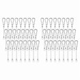 thumbnail image 1 of 48 Pieces Beadable Keychain Bars Silver Bead Keychain Bulk DIY Blank Keychain Bar for Bead Snap Hook Keychain for DIY, 1 of 6