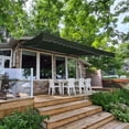 thumbnail image 3 of ALEKO Motorized 10 x 8 ft Retractable Home Patio Canopy Awning Forest Green, 3 of 10