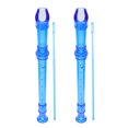 thumbnail image 1 of 2Pcs Children Clarinet Flute 8 Hole Kids Musical Flute with Cleaning Rod, 1 of 9