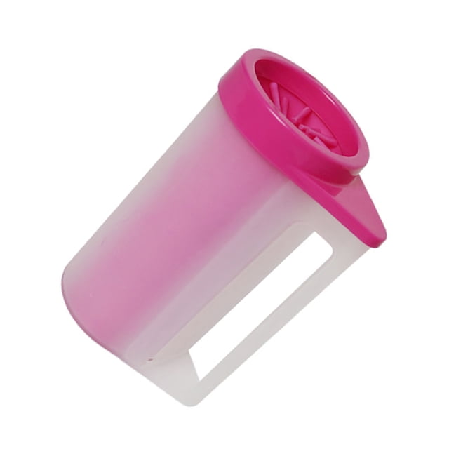 Xingzhi Easy To Portable Dog Paw Washer Convenient For All Pets Handle Portable Dog Paw Cleaner Pink L