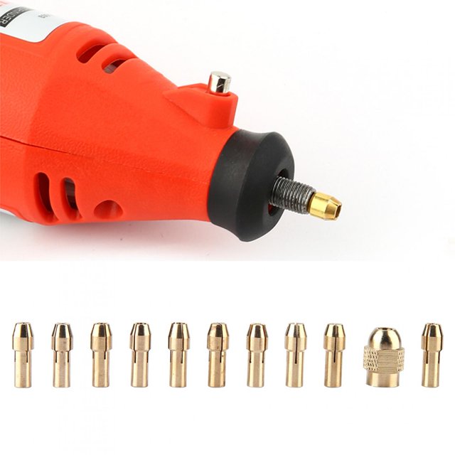 Gupbes Drill Collet, Collet, Copper For Mini Power Drill Tool Electric Grinder
