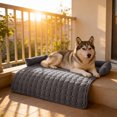 thumbnail image 5 of Washable Pet Bed Sofa Protector Mat with Soft Warm Cushion for Dogs and Cats Indoor Use, 5 of 5