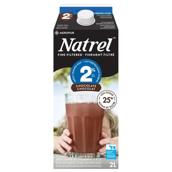 Natrel Lait au Chocolat 1 % Finement Filtré 2L