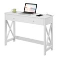thumbnail image 2 of Convenience Concepts Oxford Desk with Charging Station, 42", White, 2 of 5