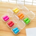 thumbnail image 4 of 10 Pair Colorful Earplugs Sleeping Plugs Noise Reduction reductoin sleeping plugs Colorful Soft Foam Ear Protection Learning Accessories, 4 of 9
