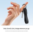 thumbnail image 3 of USB C Keychain Data Cable 10/20/40Gbps 60/100/240W Fast Charging Cable 4K Video Transfer Gold Plate Connectors, 3 of 7