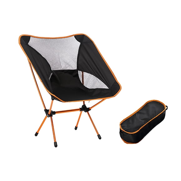 Outdoor Folding Chair High-Strength Aviation Aluminum Alloy Portable Lightweight Camping Fishing Beach Chair with Storage Bag