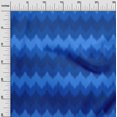 thumbnail image 3 of oneOone Polyester Spandex Royal Blue Fabric Ikat Craft Projects Decor Fabric Printed By The Yard 56 Inch Wide, 3 of 4