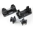 thumbnail image 1 of Haltère ajustable CAP Barbell, 25 lb (simple) / 50 lb (paire), 1 of 6