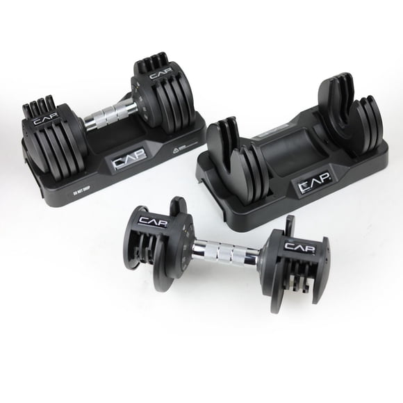 CAP Barbell Adjustabell Dumbbell,25 lb (Single) / 50 lb (Pair)