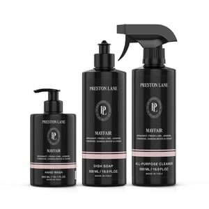 Preston Lane Ensemble de cuisine de luxe &acirc; Laver les mains, savon de vaisselle & Nettoyeur tout-peu-particulier