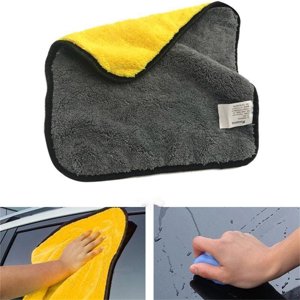 Microfiber Detailing Towel for Car Drying and Wiping | Lint-Free Absorbent Cloth for Polishing Waxing Cleaning | Non-Abrasive Soft Pile for Auto Paint Interior Glass and Home Surfaces