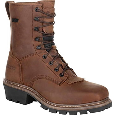 Rocky Botte Logger Imperméable pour Homme à Bout Souple - Rkk0276