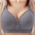 thumbnail image 2 of Compression Bra for Women Stretchy Sports Bras for Women Women's Oversized Non Steel Hoop Sweat Wicking Breathable And Beautiful Back Without Steel Hoop Gathering Bra With Adjustable Upper Support For, 2 of 4