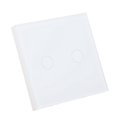 thumbnail image 1 of Touch Light Switch,2 Gang Wall Switch Touch Screen Light Switch Wall Touch Light Switch User-Friendly Design, 1 of 8