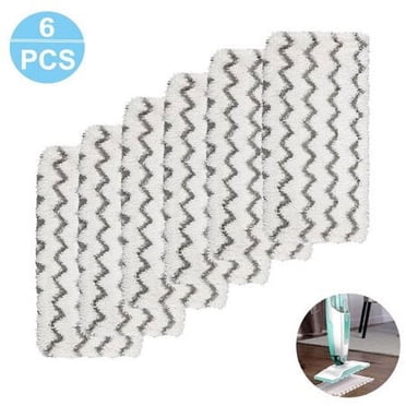 Topdeal 6Pack Microfiber Steam Washable Reusable Mop Pads for Shark Vacuum Cleaner S1000/S1000A /S1000C/S1000WM/S1001C Replacement Mop Pads