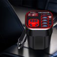 thumbnail image 1 of Chmadoxn Intelligent Digital Display Car Mounted Cup Type Inverter Converter 12v24v Power Supply To Power Car 220v Multifunctional Socket Car Inverter Smart socket, 1 of 8