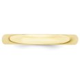 thumbnail image 2 of 10K Yellow Gold 3mm Light Weight Half Round Band Size 9, 2 of 3