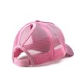 thumbnail image 3 of Ponytail Messy Buns Trucker Plain Baseball Visor Cap Unisex Glitter Hat, 3 of 3
