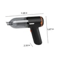 thumbnail image 4 of Handheld Bed Vacuum Cleaner Machine, Mattress Vacuum Cleaner with 500pa Suction, Uv Light, Washable Filter for Deep Clean Fur/Hair/Dander/Dust On Frabic Surfaces, 4 of 7