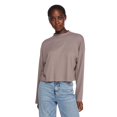 thumbnail image 1 of George Women's Cropped Mock Neckline Top, 1 of 6