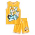 thumbnail image 1 of Sonic the Hedgehog Boys Yellow Tails 2 Piece Basketball Set (8-9 Years), 1 of 6