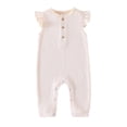 thumbnail image 1 of Timegard Newborn Baby Clothes Boys Girls Ruffle Button Comfy Infant Onesie Summer Toddler Unisex Clothing, 1 of 6