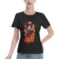 thumbnail image 1 of T-Shirt Basique à Manches Courtes pour Femmes Dragon Ball Little Goku, 1 of 6