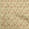 thumbnail image 1 of oneOone Rayon Yellow Fabric Christmas Sewing Material Print Fabric By The Yard 56 Inch Wide, 1 of 4