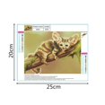 thumbnail image 4 of thinsony Cat Tiger Moneky Diamond Needlework DIY 5D Animal Rhinestone Painting Crystal Embroidery Home Office Cross Stitch, 4 of 8