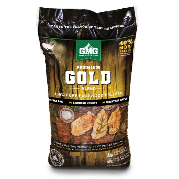 Green Mountain Grills GMG-2001-GOLD Granules de Bois Franc Mélange d'Or de Qualité Supérieure