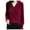 Red, variant on LUOGENLI Women Sweaters Cardigan Thick Knit Pullover Sweater Soft Loose Fit Casual Crewneck Long Sleeve for Everyday Comfortable Wear White Size L