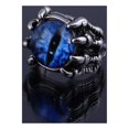 thumbnail image 4 of QIPOPIQ Clearance Rings Stainless Steel Devil Skull Personality Design Retro Eye Men Women Gifts for Her, 4 of 4