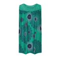 thumbnail image 4 of JUNWELL Robes d'Été pour Femmes Grande Taille Robes d'Été Grande Taille pour Femmes Plage Col en U Sans Manches Faux Deux Pièces Robe T-Shirt de Fête Midi Robe Ample, 4 of 5