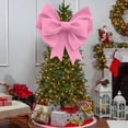 thumbnail image 1 of Leutsin Christmas Bows Decorations,Velvet Christmas Bow Ornaments,Christmas Bows and Ribbons for Trees,DIY Bowknot Material Kit Bowknot Decoration Christmas Party Set Props EVA Material Kit, 1 of 6