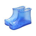 thumbnail image 2 of Portable Blue Plastic Foot Bath Spa Shoes with Sole Massage Balls, Lightweight, Water-Saving Design, 28x12.5x11 cm, for Home and Travel Foot Soak and Pedicure, 2 of 6