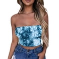 thumbnail image 1 of Tube Tops, Womens Printed Strapless Yoga Exercise Chest Wrap Pullover, 1 of 4