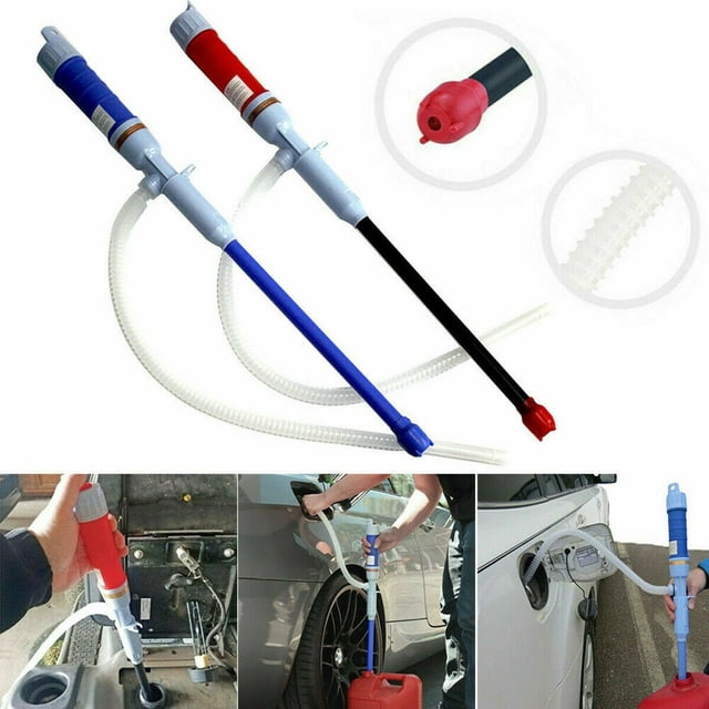 Liquid Fuel Syphon Pump Automatic Transfer Gas Oil Water Battery Electric Supply