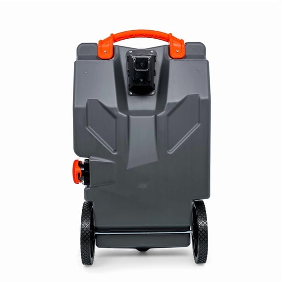 Camco Réservoir Portatif de Retenue de Déchets 39006 Rhino Bacs Fourre-Tout; 36 Gallons; Conception à 2 Roues; Polyéthylène Moulé par Soufflage