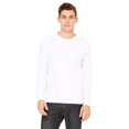 thumbnail image 1 of Bella + Canvas T-Shirt Unisexe à Manches Longues - Blanc - 2TG, 1 of 1