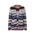 thumbnail image 1 of Fortune Women Rainbow Striped Knit Cardigan Long Sleeve Open Front Sweater S-3XL, 1 of 5