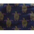 thumbnail image 4 of oneOone Georgette Viscose Fabric Turtle Block Print Fabric BTY 42 Inch Wide, 4 of 4