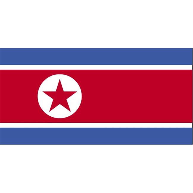 5 ft. X 8 ft. Nyl-Glo North Korea Flag