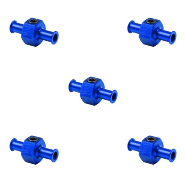 Baohd Nitrous Pressure Gauge Adapter Simple And Effective With Seal Gauge T High Durability blue 5Set